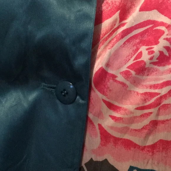 Vintage 80s ALBUM By KENZO Satin Blazer - Picture 5 of 8